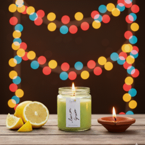 Lemon grass Jar Candle