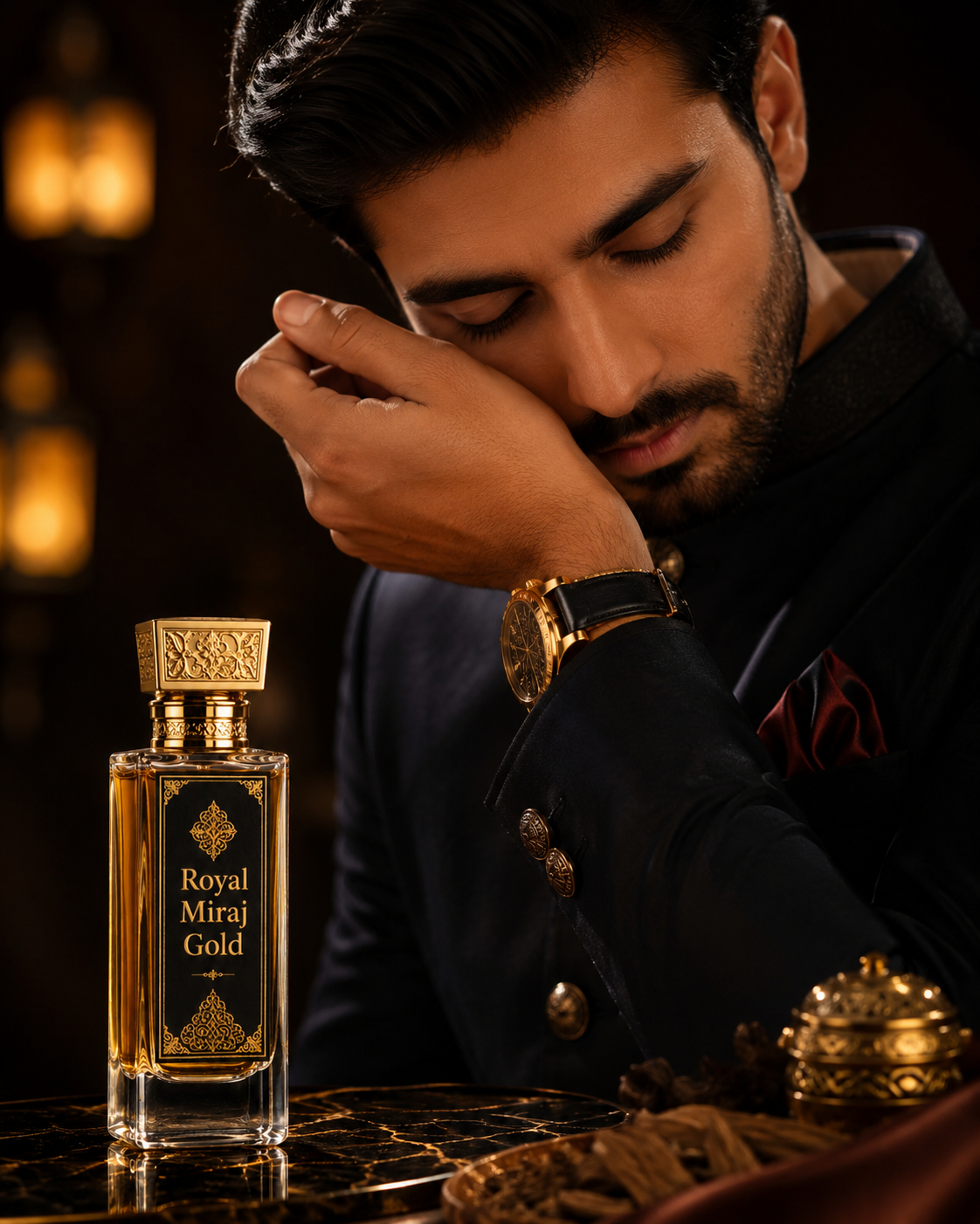 Royal miraj gold attar fragrance elegance and luxury